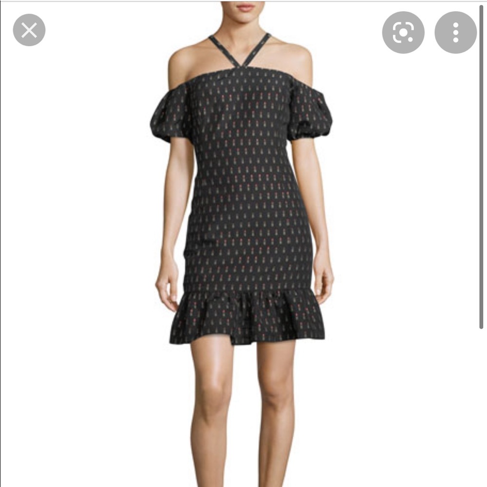 Shoshanna dress, lipstick print, NWT